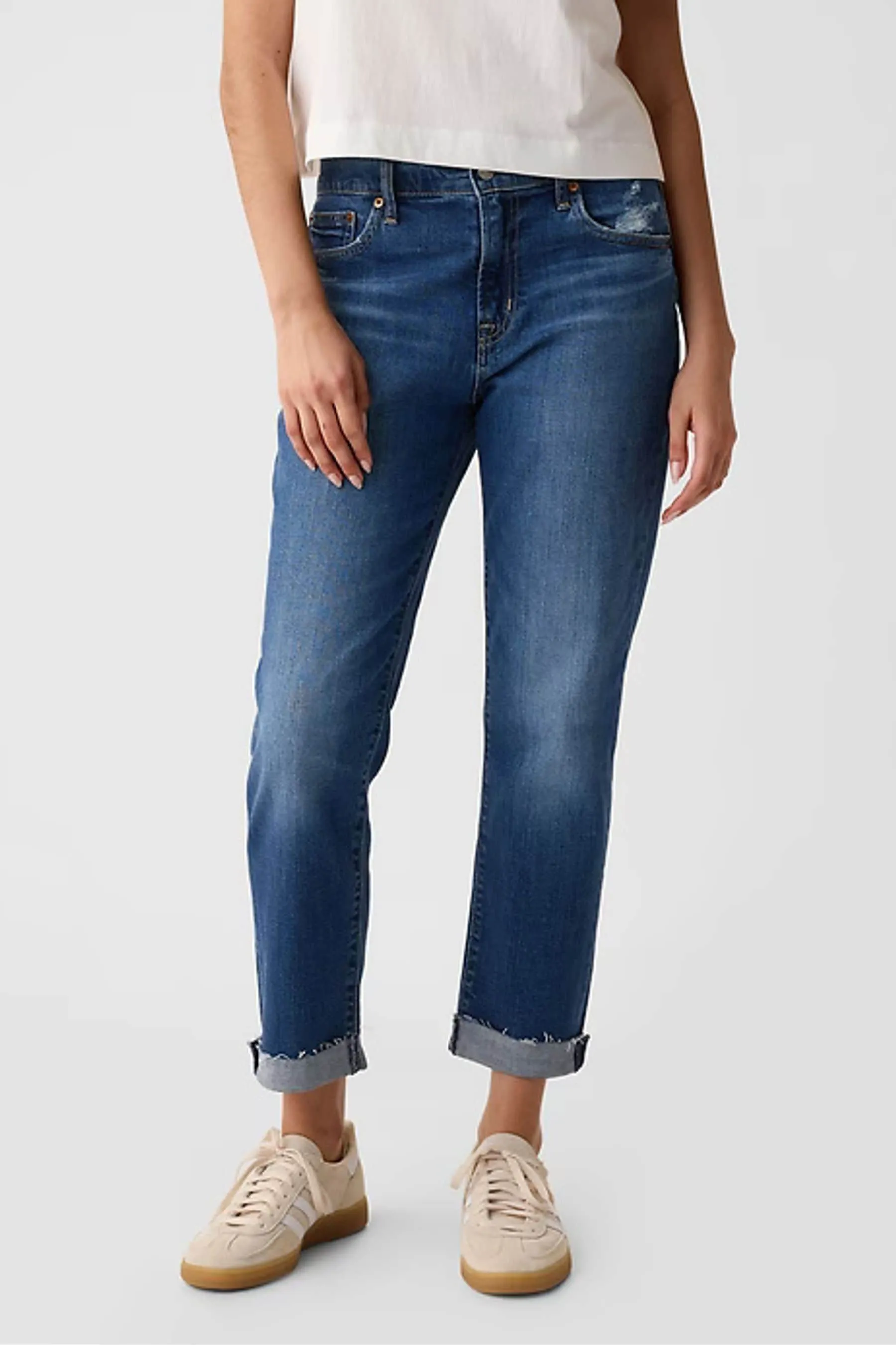 Gap - girlfriend Jeans a vita medio alta