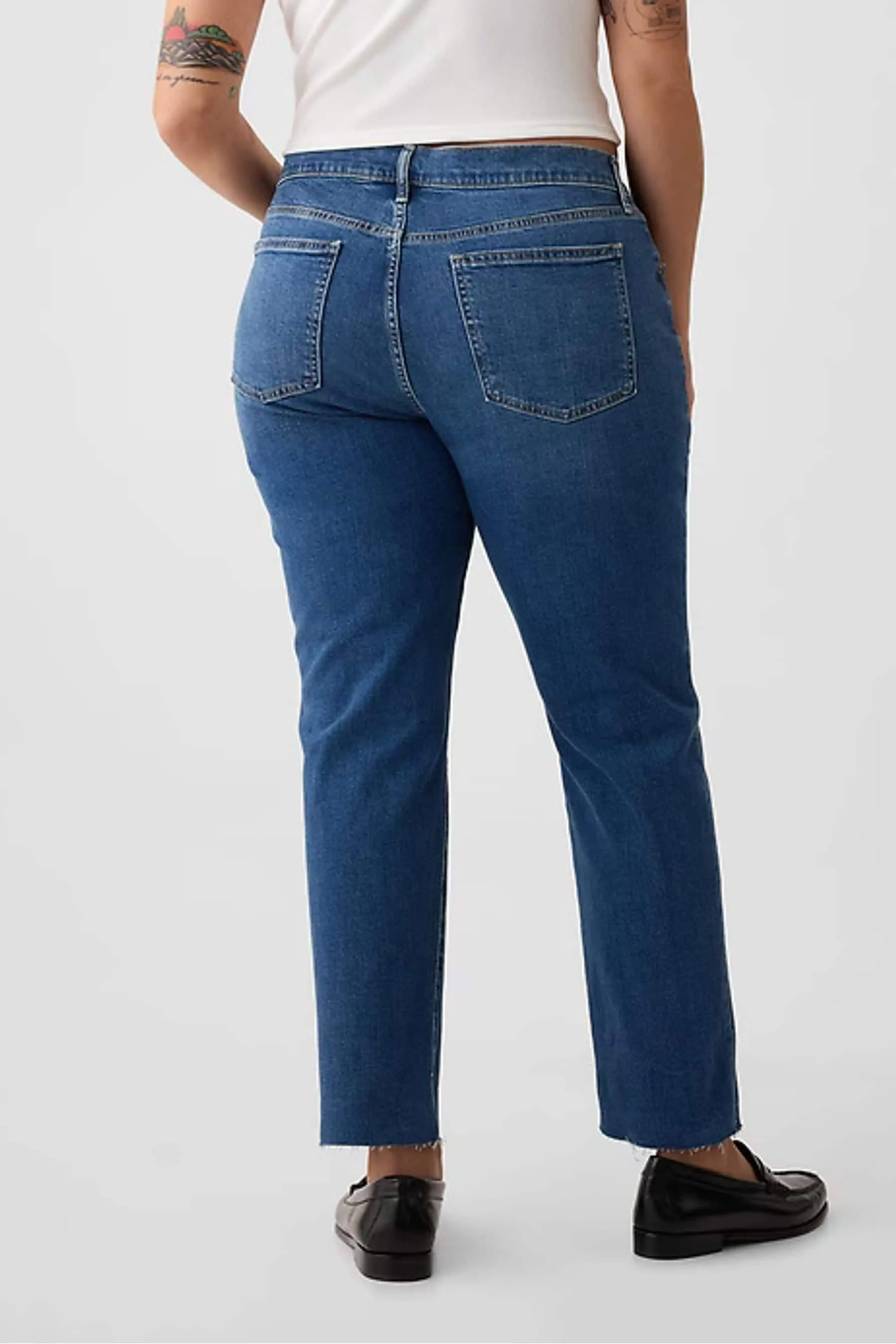 Gap - girlfriend Jeans a vita medio alta