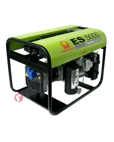 Generatore di corrente Pramac con AVR 5100 VA monofase a benzina ES5000