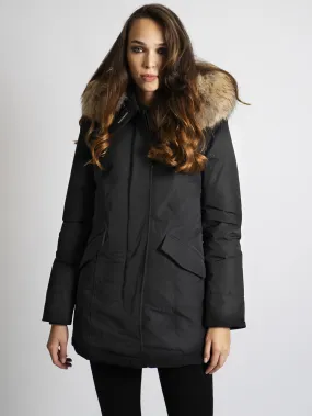 Giaccone Parka in Shape Memory Nero