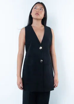 Gilet bottoni dorati