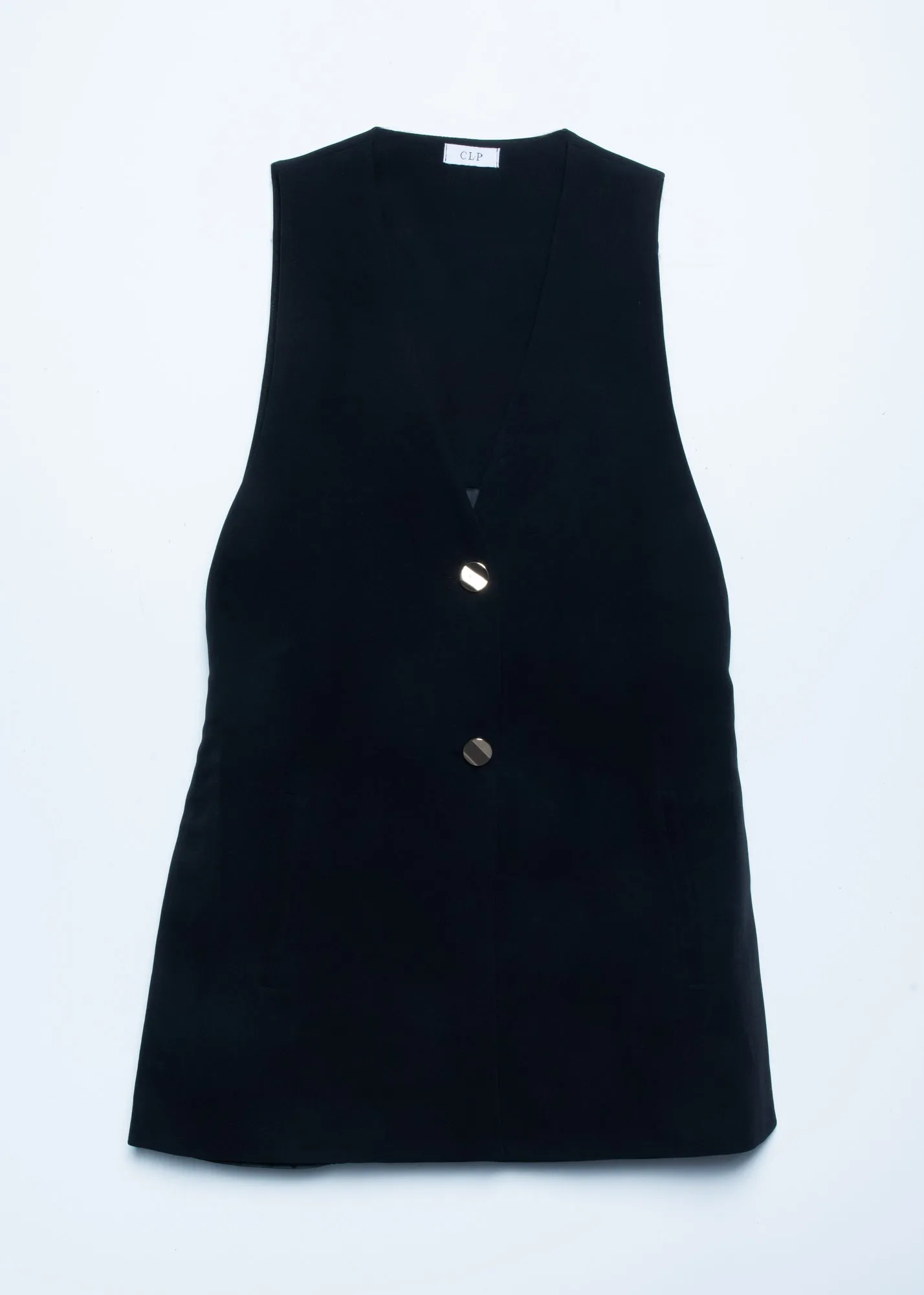 Gilet bottoni dorati