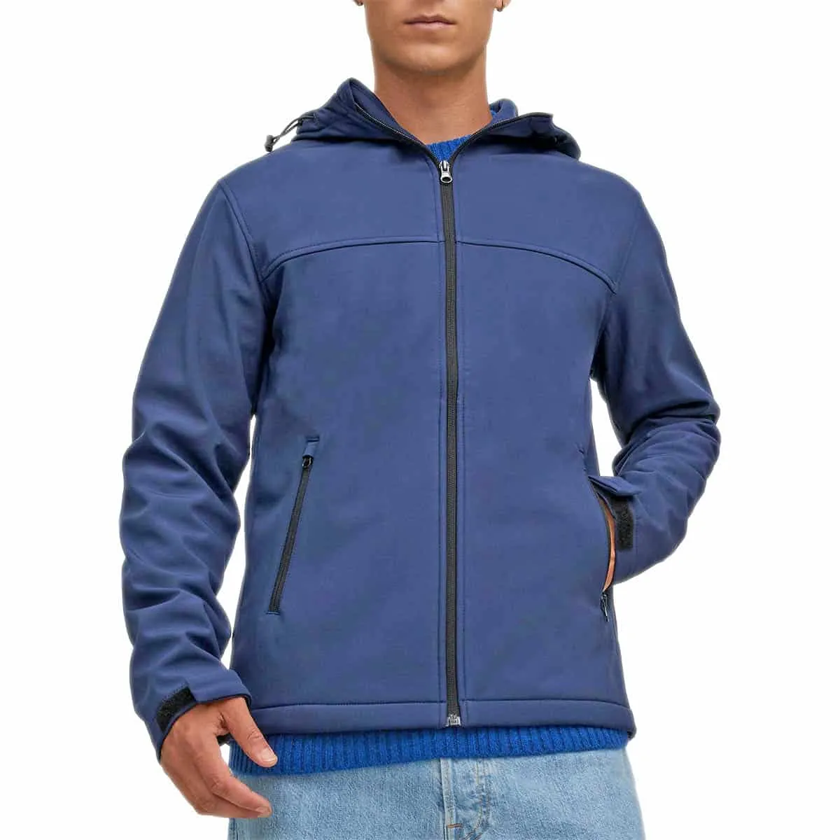Giubbino Softshell Felpato Cappuccio MARVIN Uomo J&J
