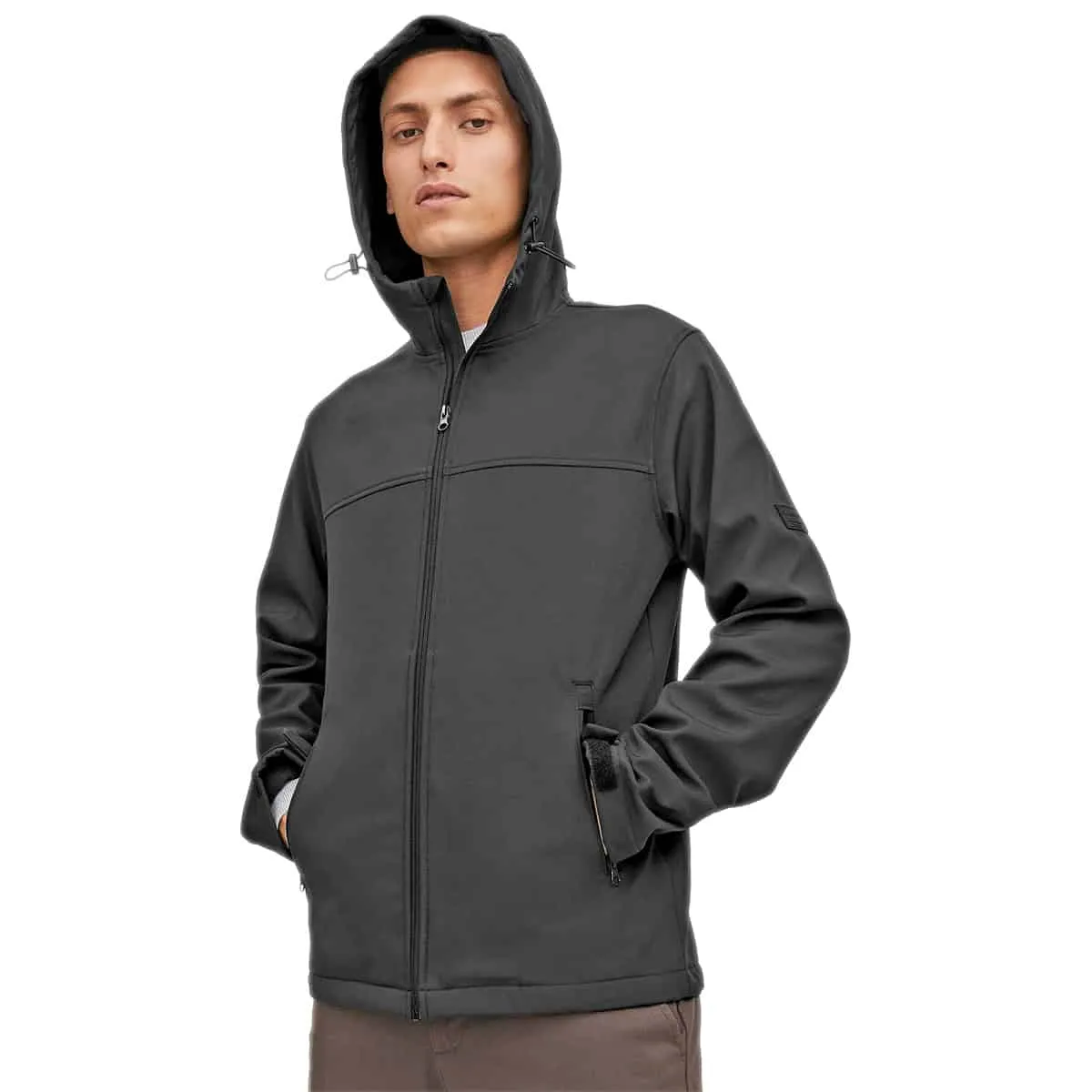 Giubbino Softshell Felpato Cappuccio MARVIN Uomo J&J