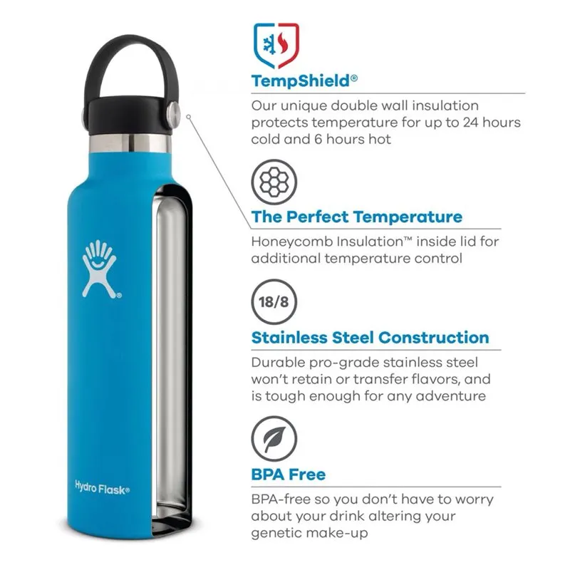 Hydro Flask 24 oz Wide Flex Straw cap