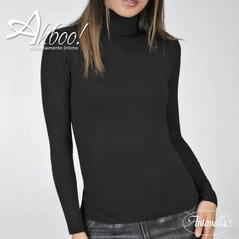  Intimo Antonella Dolcevita in viscosa a manica lunga Antonella 62894-L conf. 3 pz