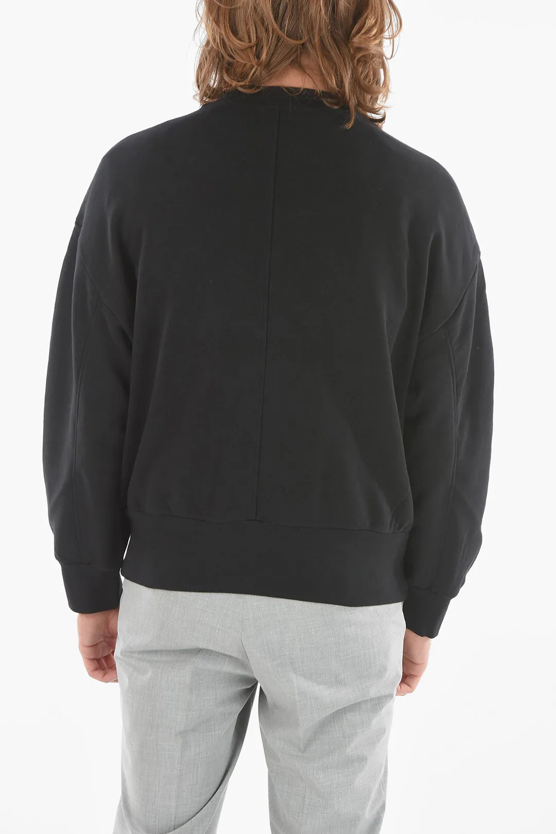JAMES HARDEN X NEIL BARRETT Felpa girocollo Baggy con Stampa BOLT STAR