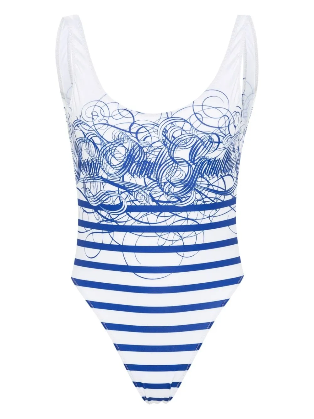 JEAN PAUL GAULTIER COSTUME DA BAGNO MARINIERE CALLIGRAPHIE