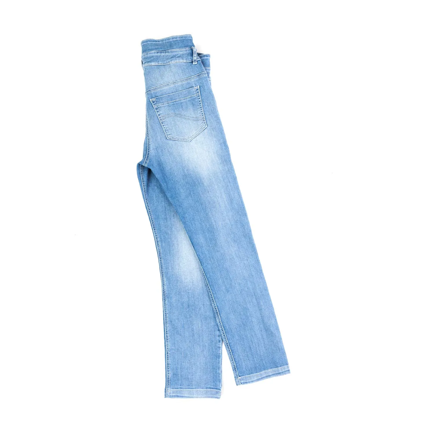 Jeans A Vita Alta Bambina Teenager