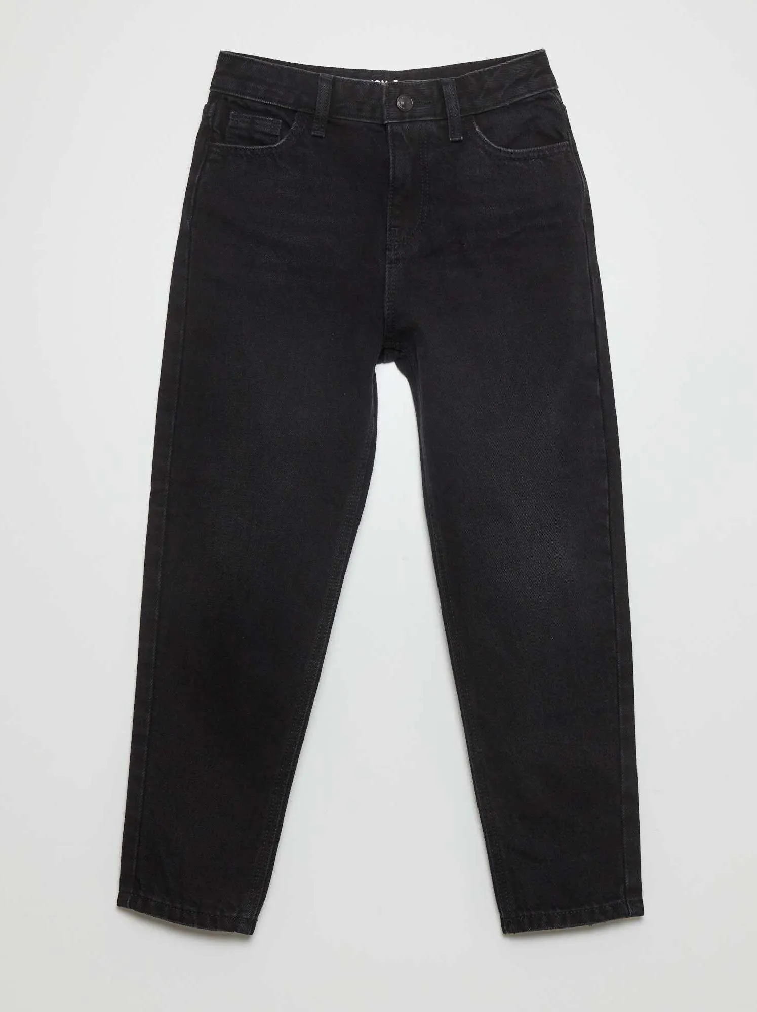 Jeans a vita alta - GRIGIO