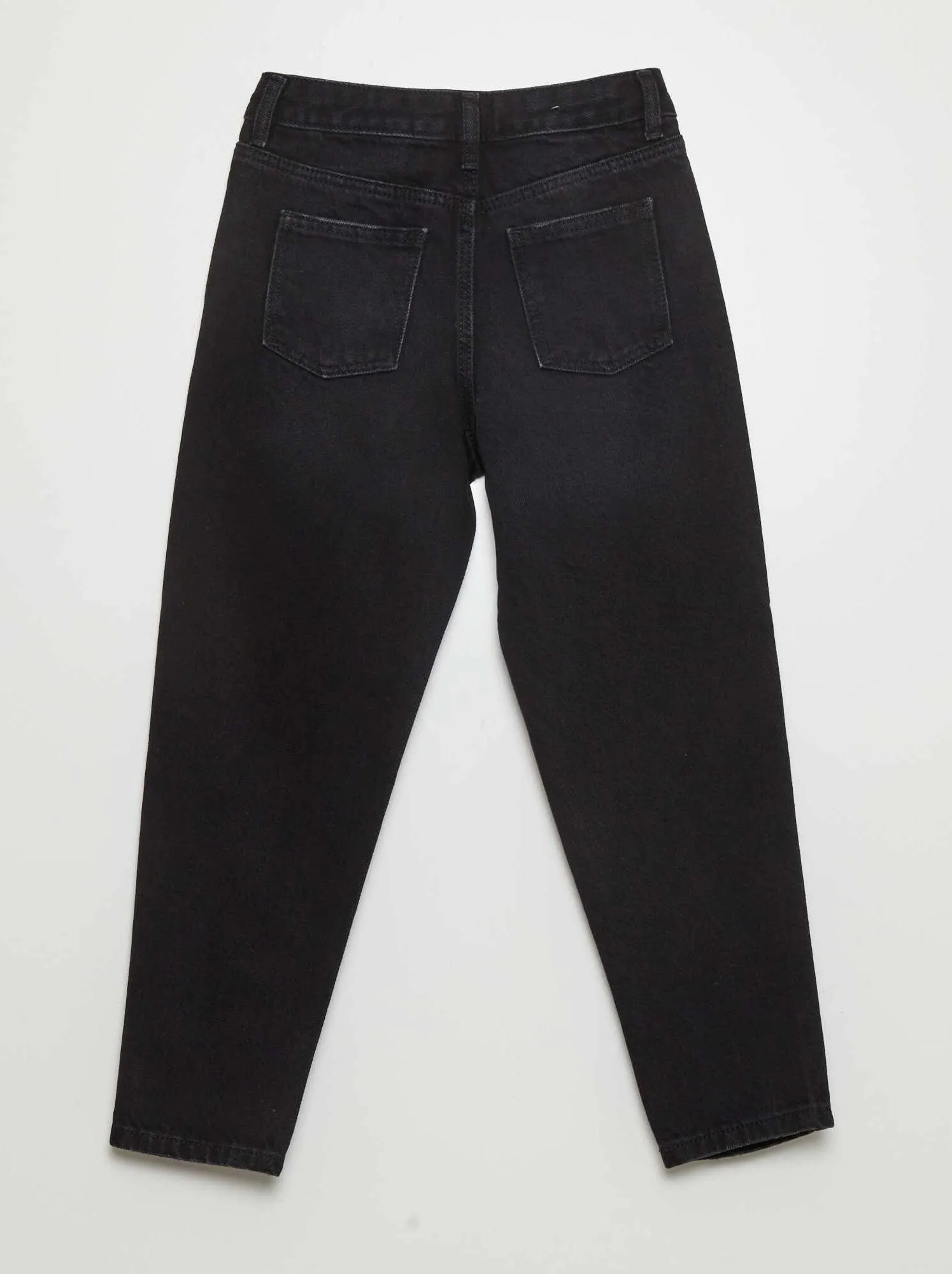 Jeans a vita alta - GRIGIO