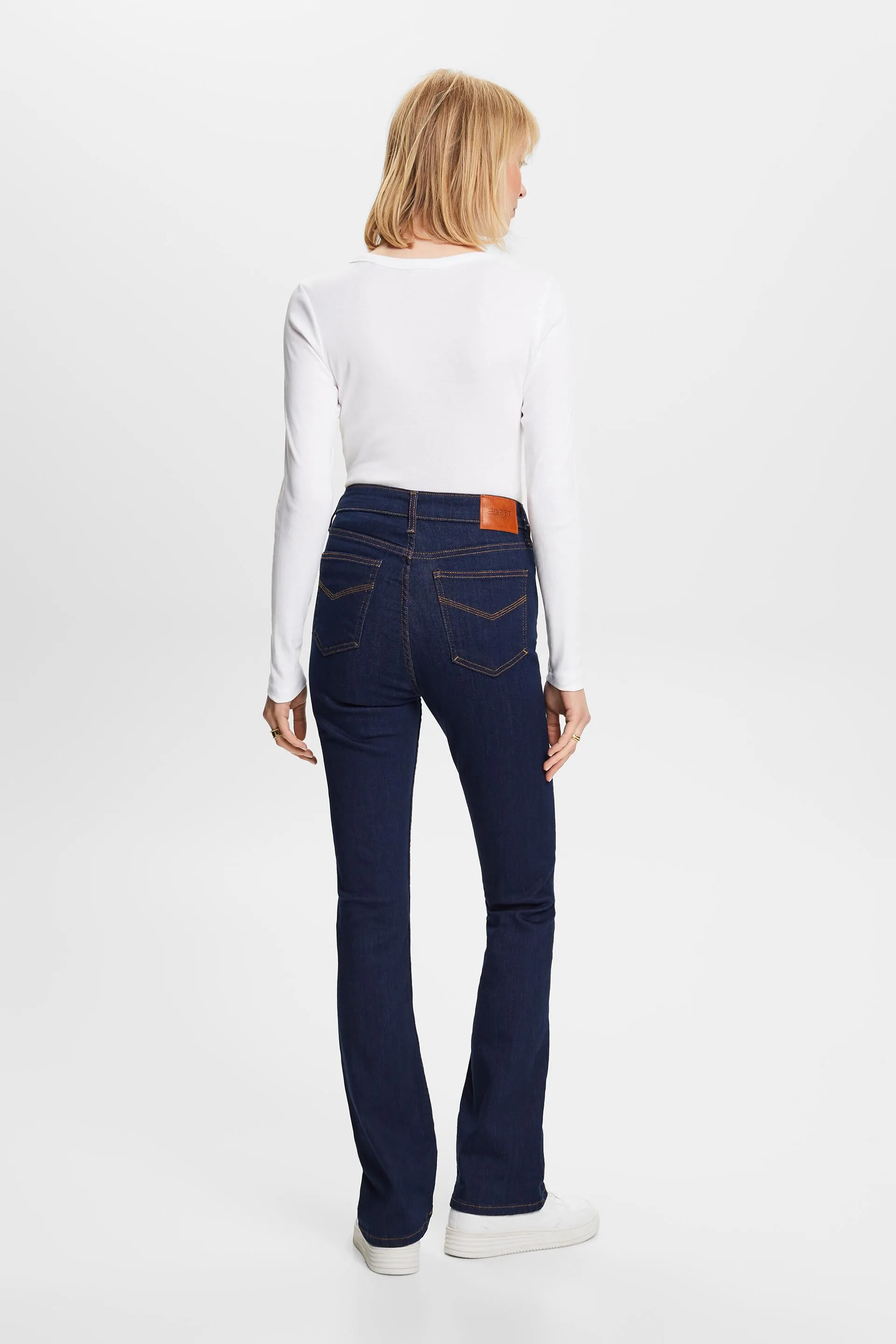 Jeans bootcut a vita alta
