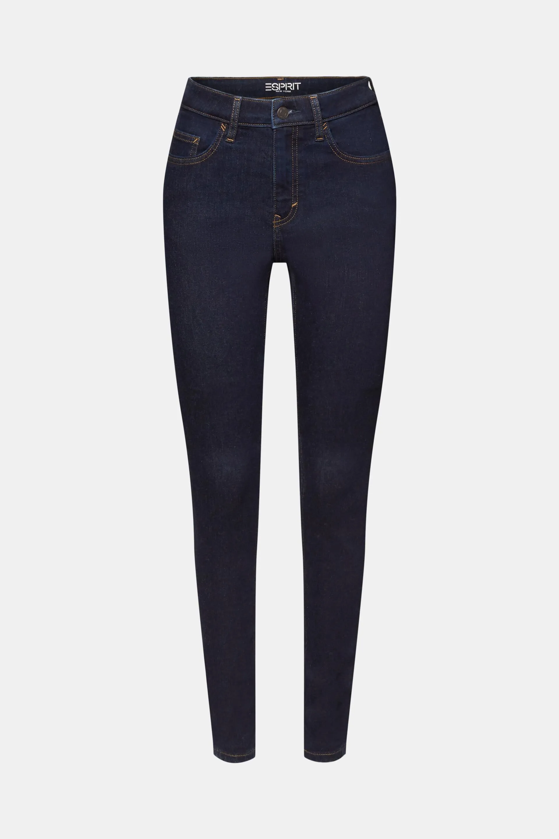 Jeans skinny a vita alta, cotone stretch