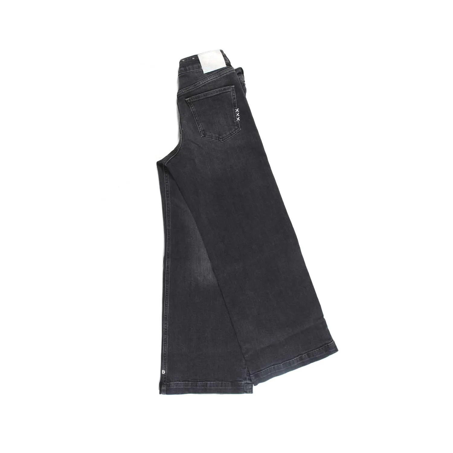 Jeans Wide Leg Grafite Bambina E Teenager