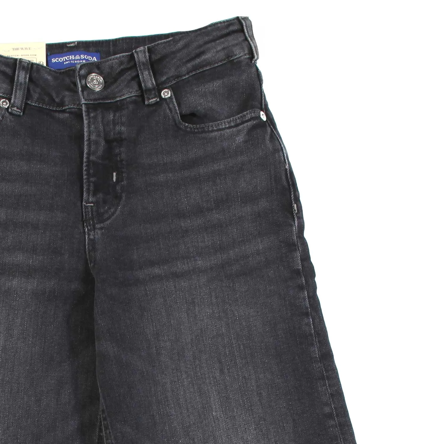Jeans Wide Leg Grafite Bambina E Teenager