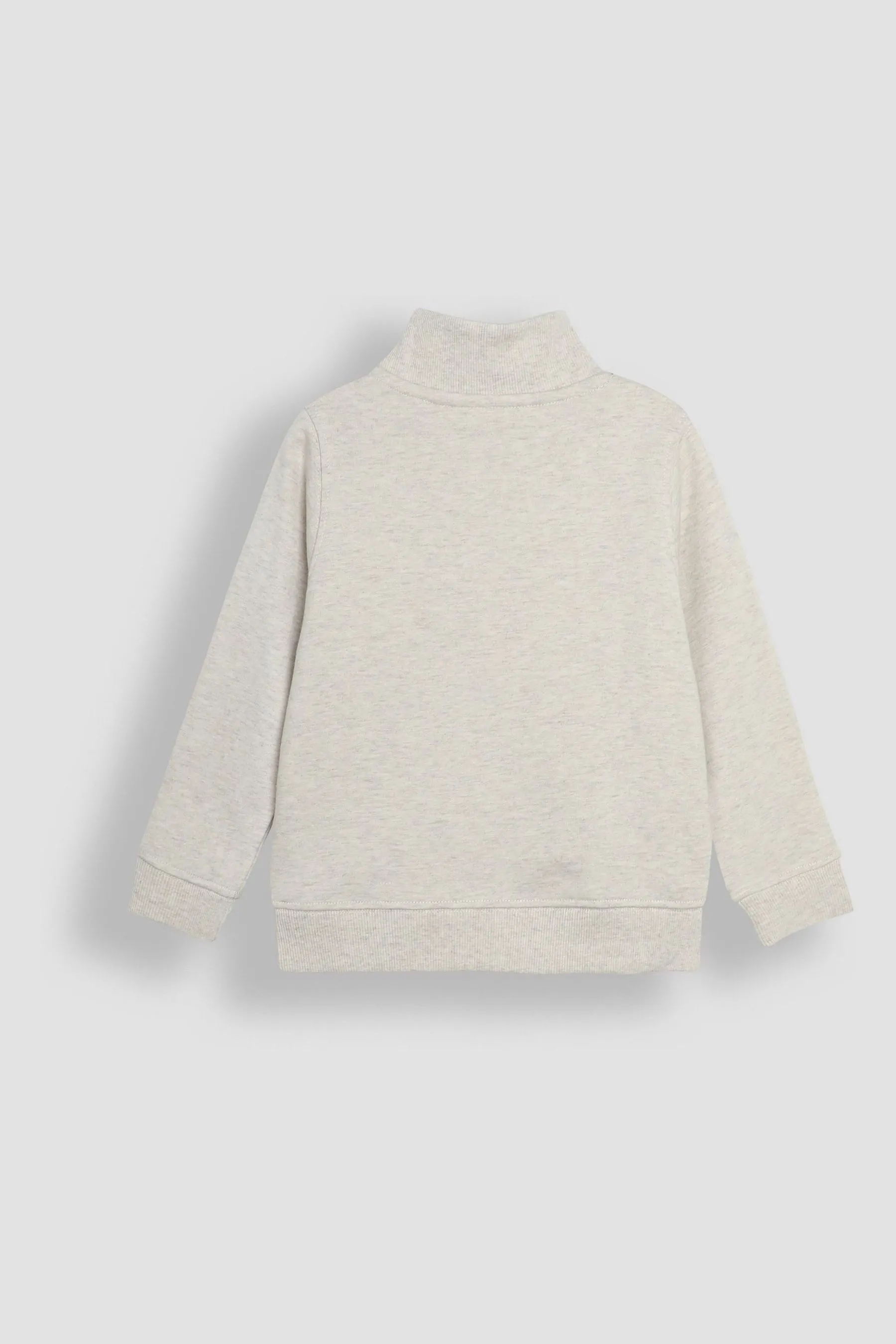 JoJo Maman Bébé Appliqué Half Zip Sweatshirt    