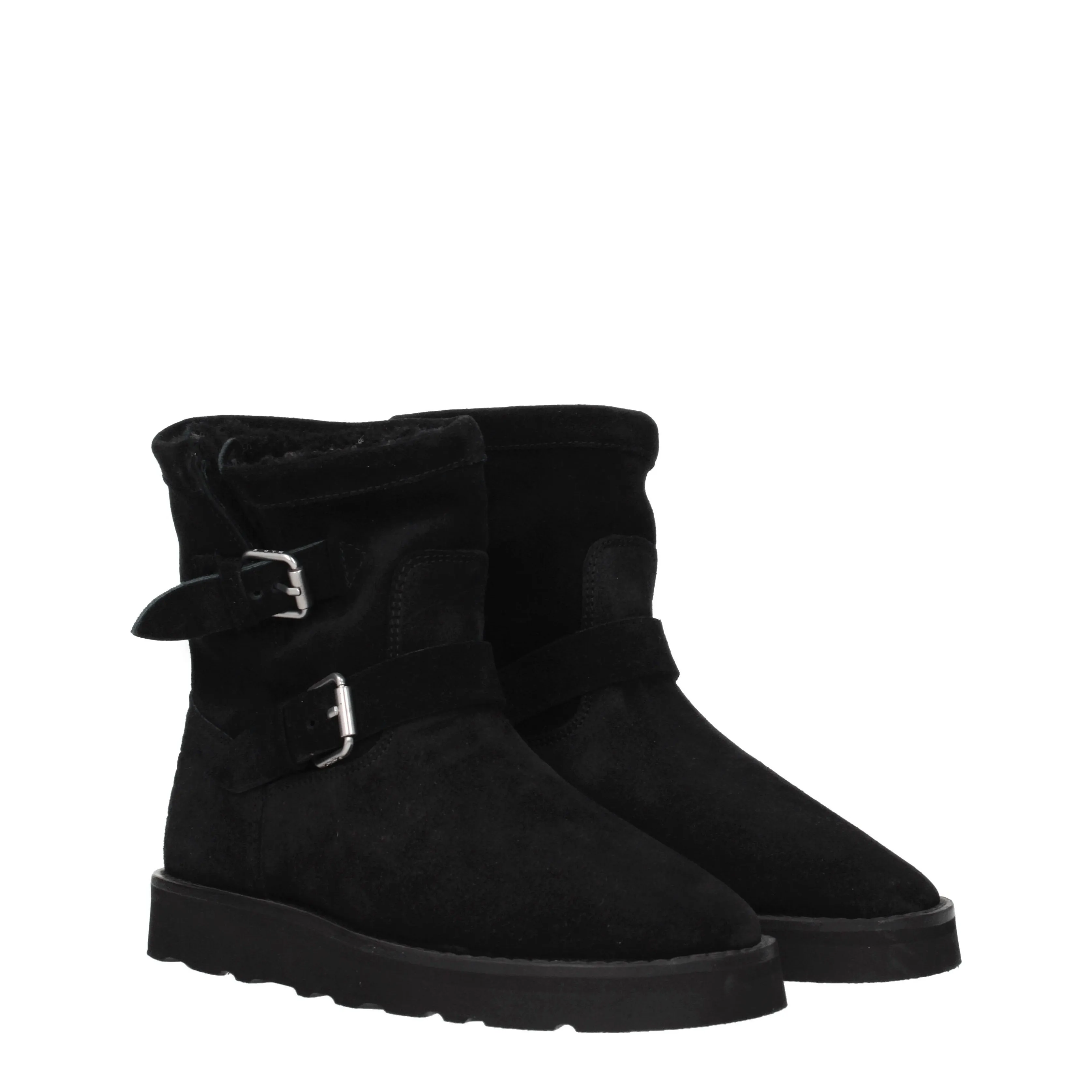 Kenzo Stivaletti Donna Camoscio Nero