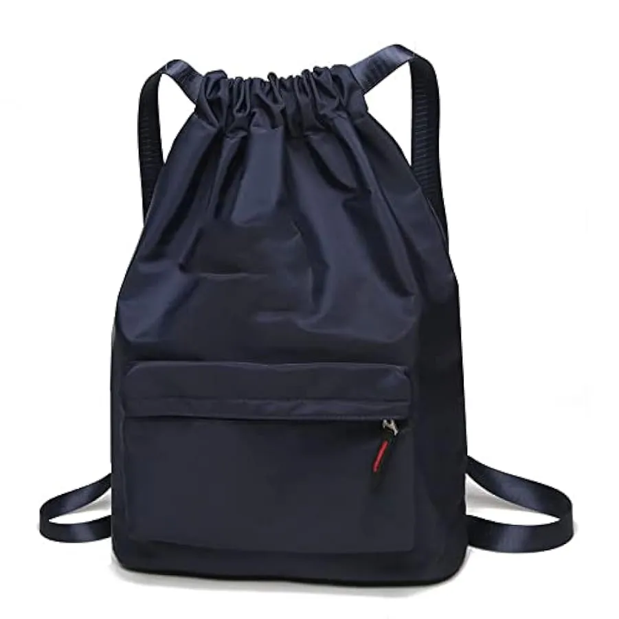 KLZUOPT Zaino da Escursionismo Borsa con Coulisse Zaino da Viaggio Zaino da Donna in Nylon Impermeabile con Bocca Pieghevole Bor