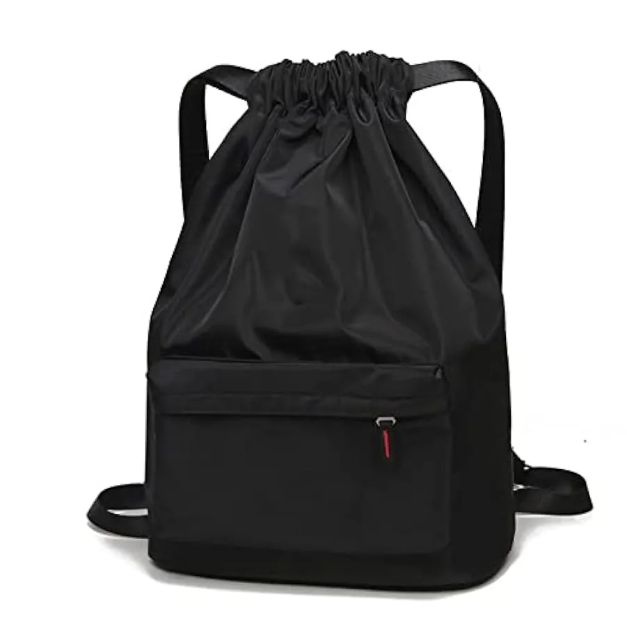 KLZUOPT Zaino da Escursionismo Borsa con Coulisse Zaino da Viaggio Zaino da Donna in Nylon Impermeabile con Bocca Pieghevole Bor
