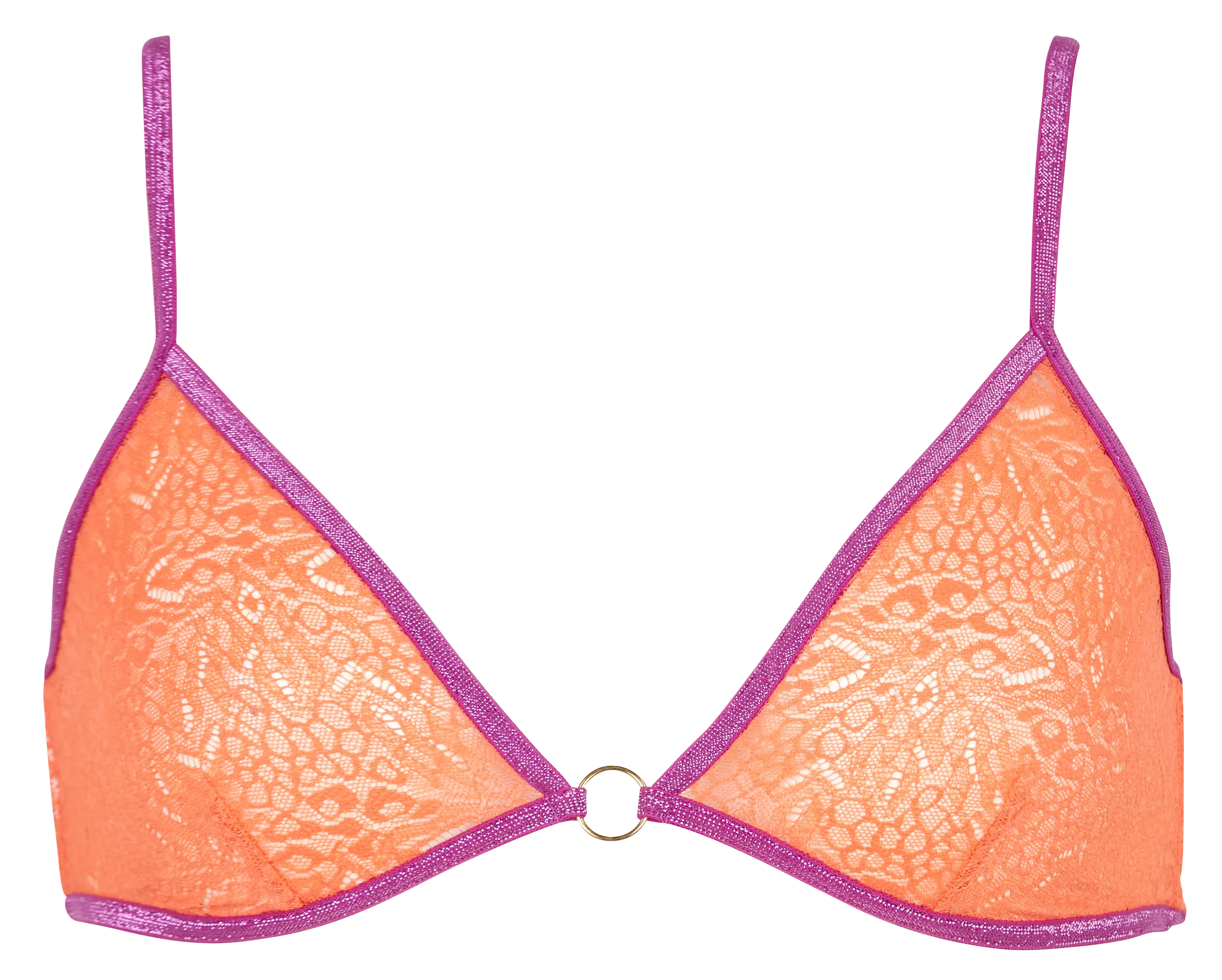  LA NOUVELLE   OTIS - Reggiseno a triangolo stampato | Arancione