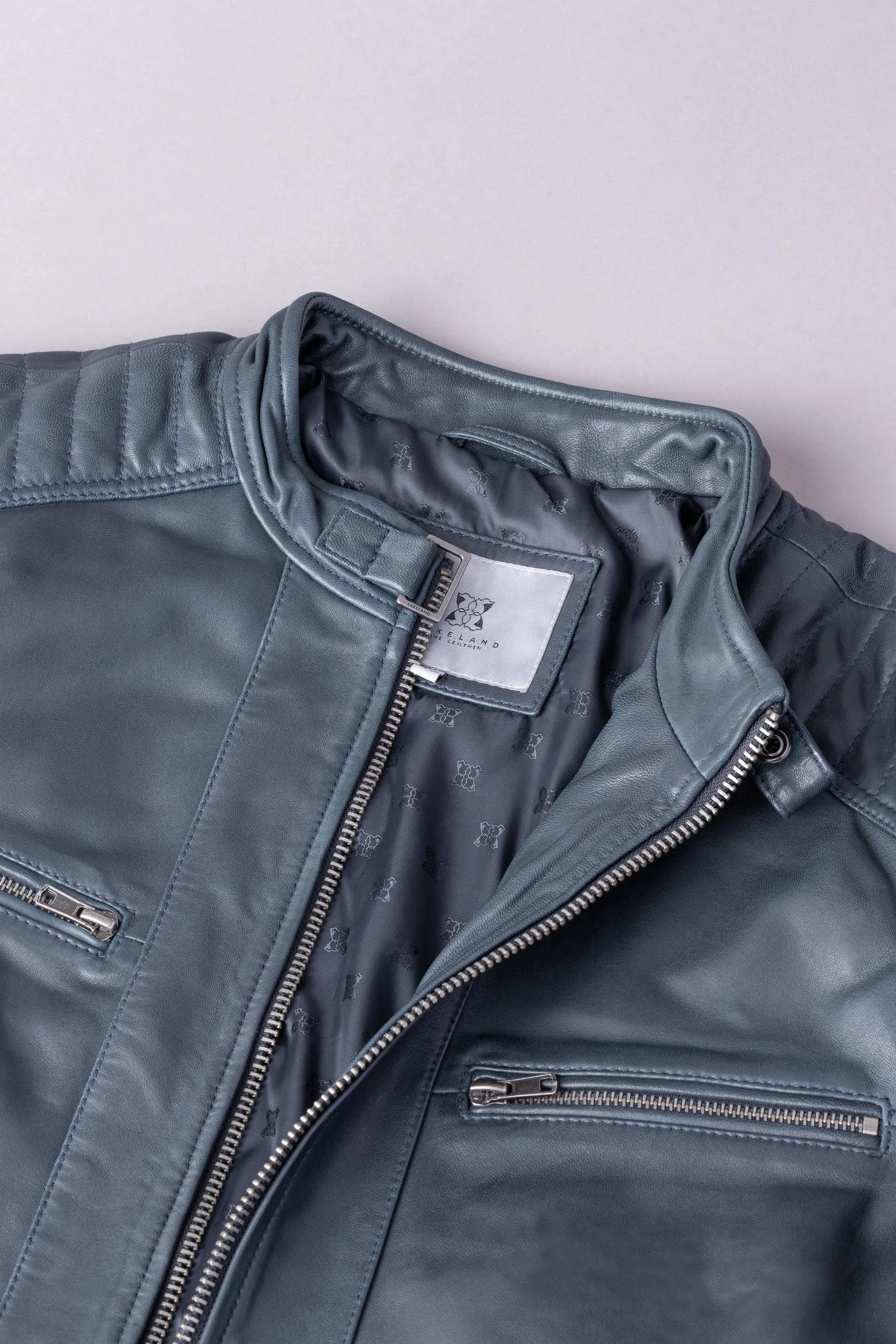Lakeland Leather - Charlie - Giacca stile motociclista in pelle