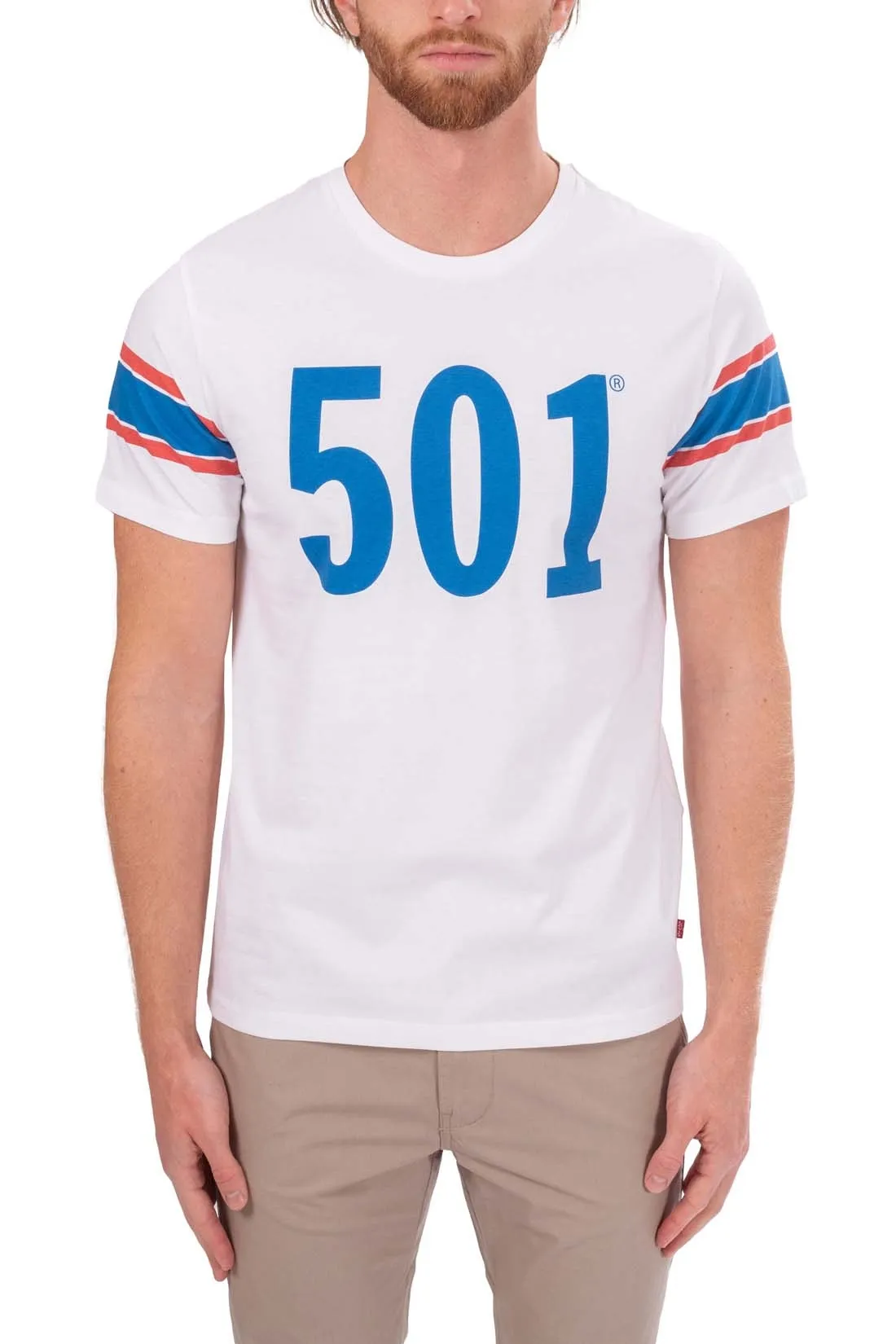 LEVI'S T-shirt uomo con logo 501