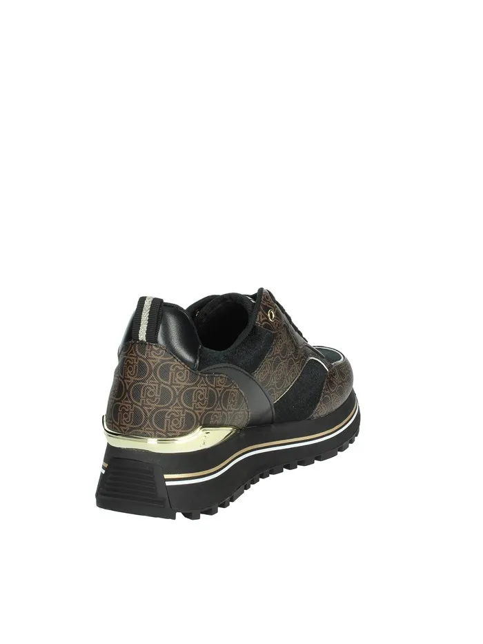 Liu Jo  SNEAKERS BASSA MAXI WONDER 73 NERO/MARRONE