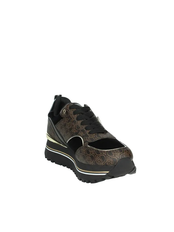 Liu Jo  SNEAKERS BASSA MAXI WONDER 73 NERO/MARRONE