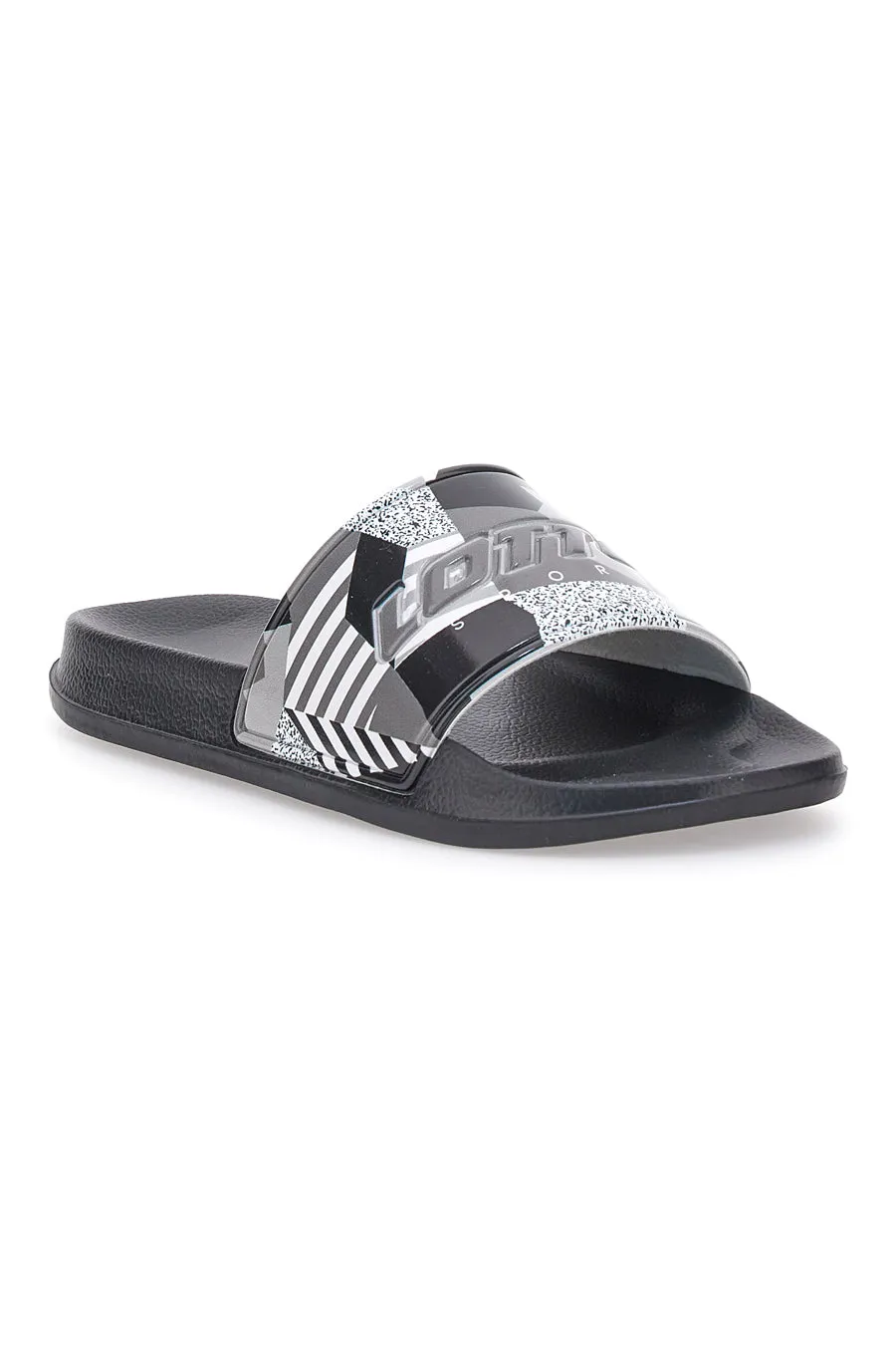   LOTTO Ciabatte in Gomma da Uomo Lotto Oceania Camo II Slide Nere
