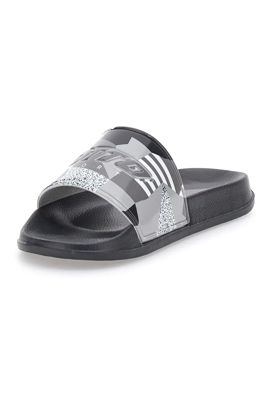   LOTTO Ciabatte in Gomma da Uomo Lotto Oceania Camo II Slide Nere