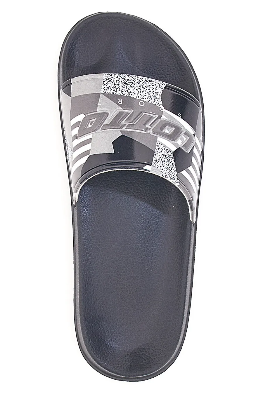   LOTTO Ciabatte in Gomma da Uomo Lotto Oceania Camo II Slide Nere