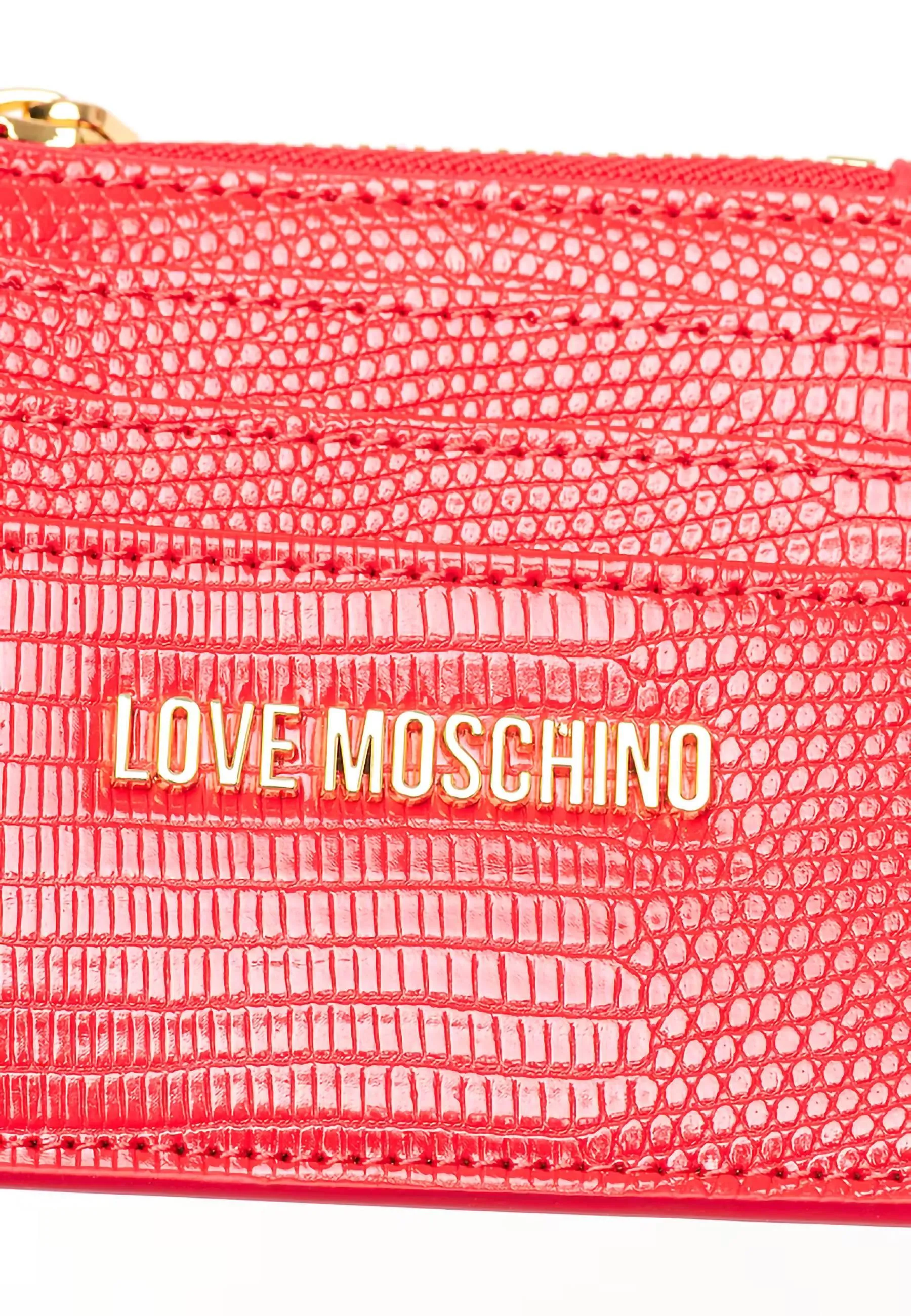 LOVE MOSCHINO Portafoglio Portacarte Donna Rosso JC5722PP0GKU0500