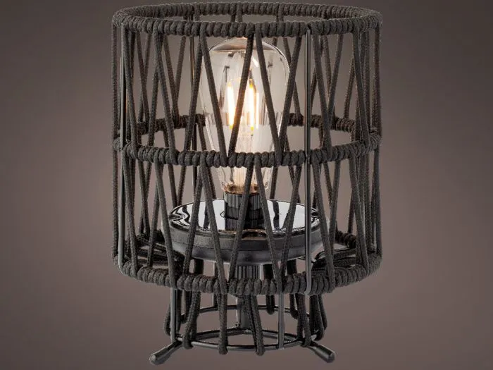 Lumineo Black lampada solare da tavolo