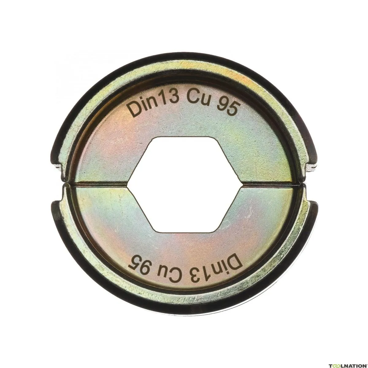 Milwaukee Accessori 4932459470 DIN13 Cu 95 Ganascia di crimpatura 95mm2 per pinze per cavi M18 HCCT 109/42