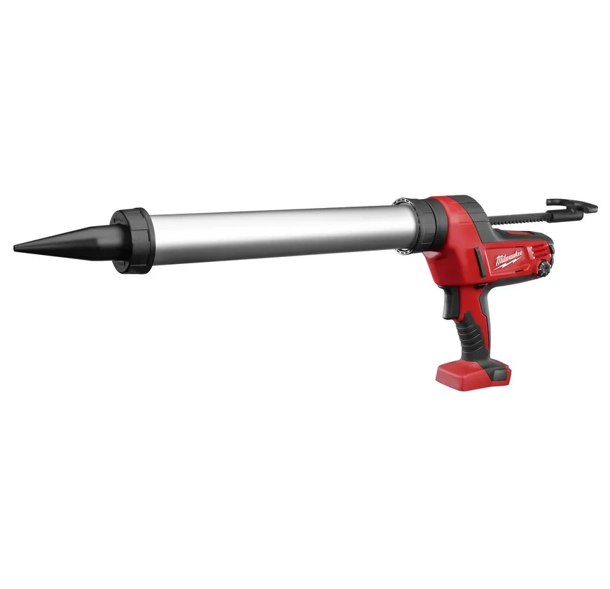 Milwaukee C18 PCG600A-0B Pistola per silicone M18 barra alluminio da 600ml (SOLO CORPO )