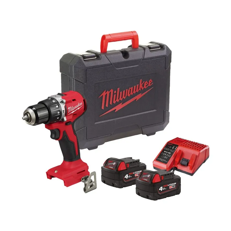 Milwaukee M18 BLPDRC-402C Trapano a Percussione Compatto batteria 4 Ah