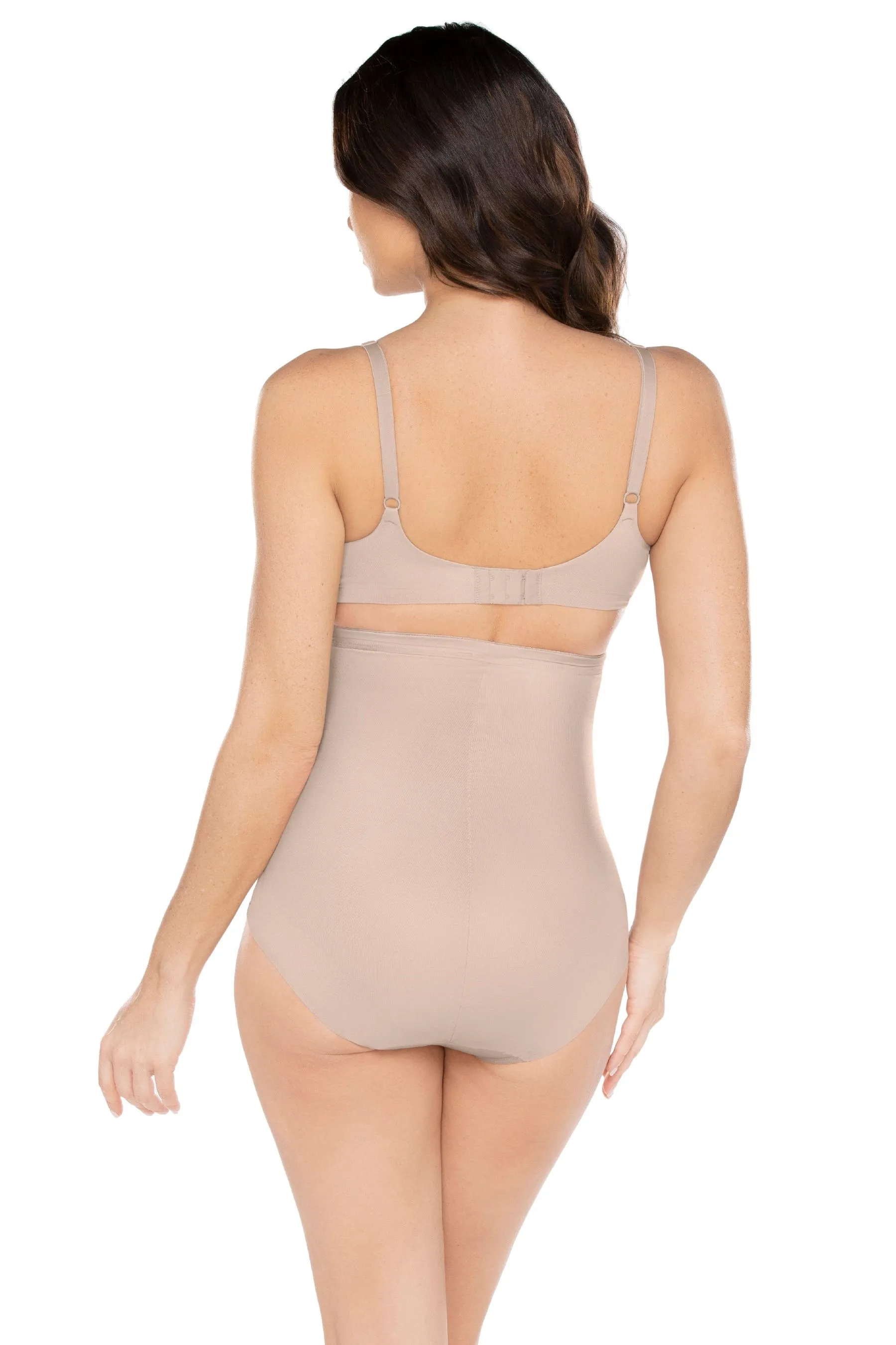 Miraclesuit - Slip contenitivo a vita alta stile smoking ultra rigido a vita alta
