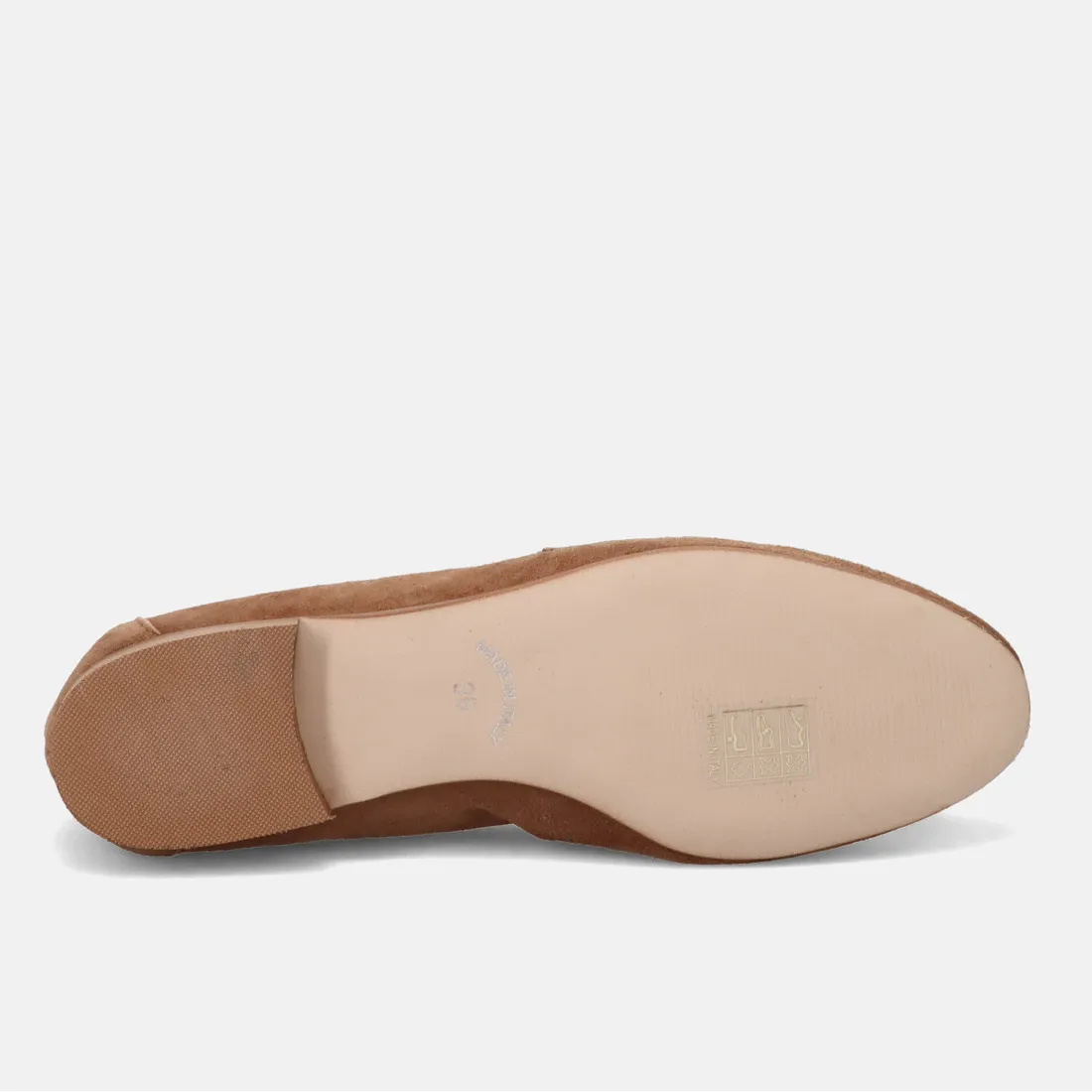 Mocassino da donna Belle Vie in camoscio marrone con morsetto