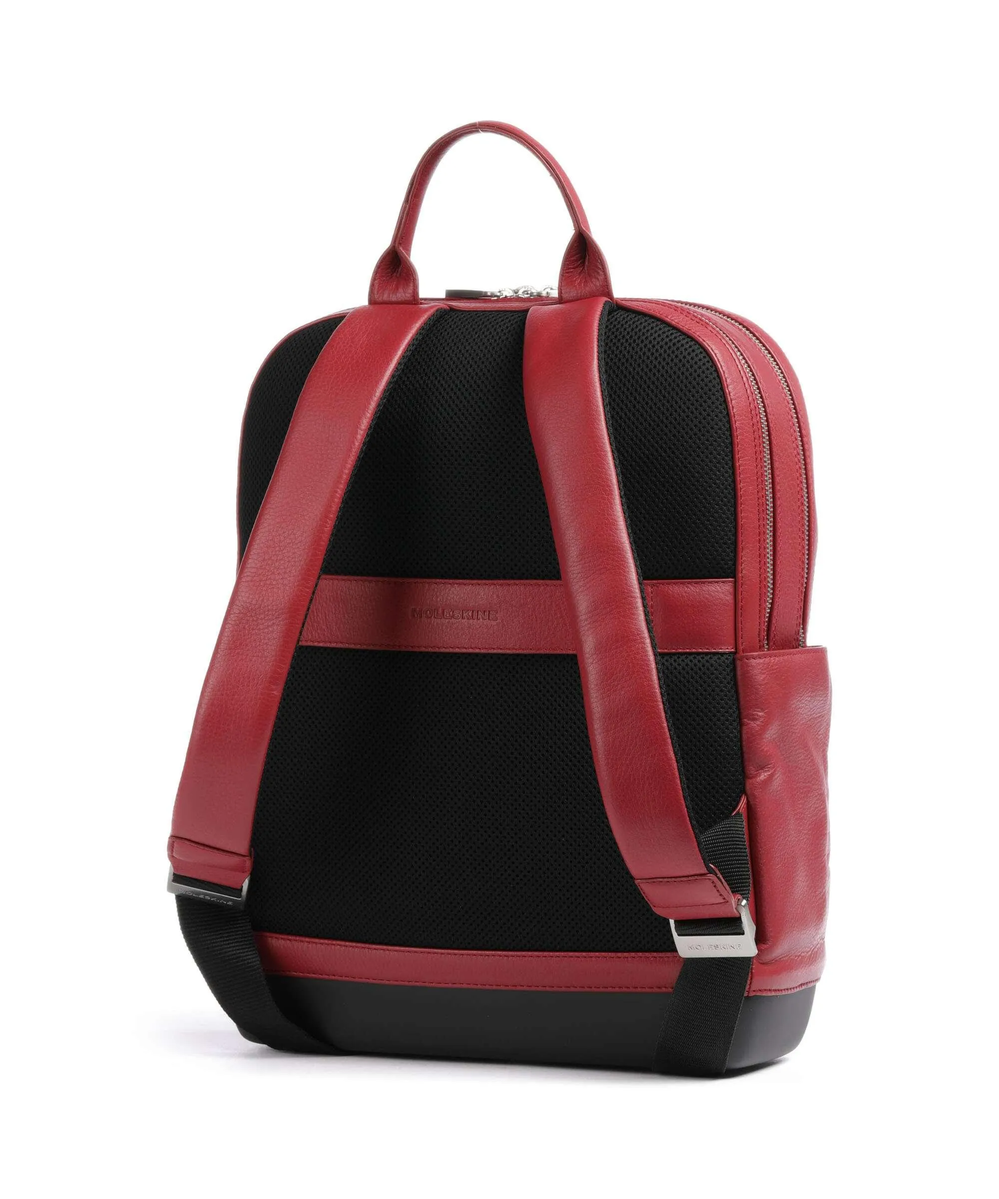  Moleskine Classic Leather Collection Zaino 15″ pelle granulata rosso  