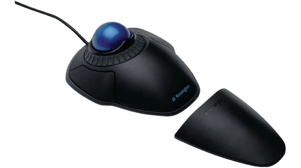 Mouse Ottico Trackball Nero USB Cablato Kensington, pulsanti 2