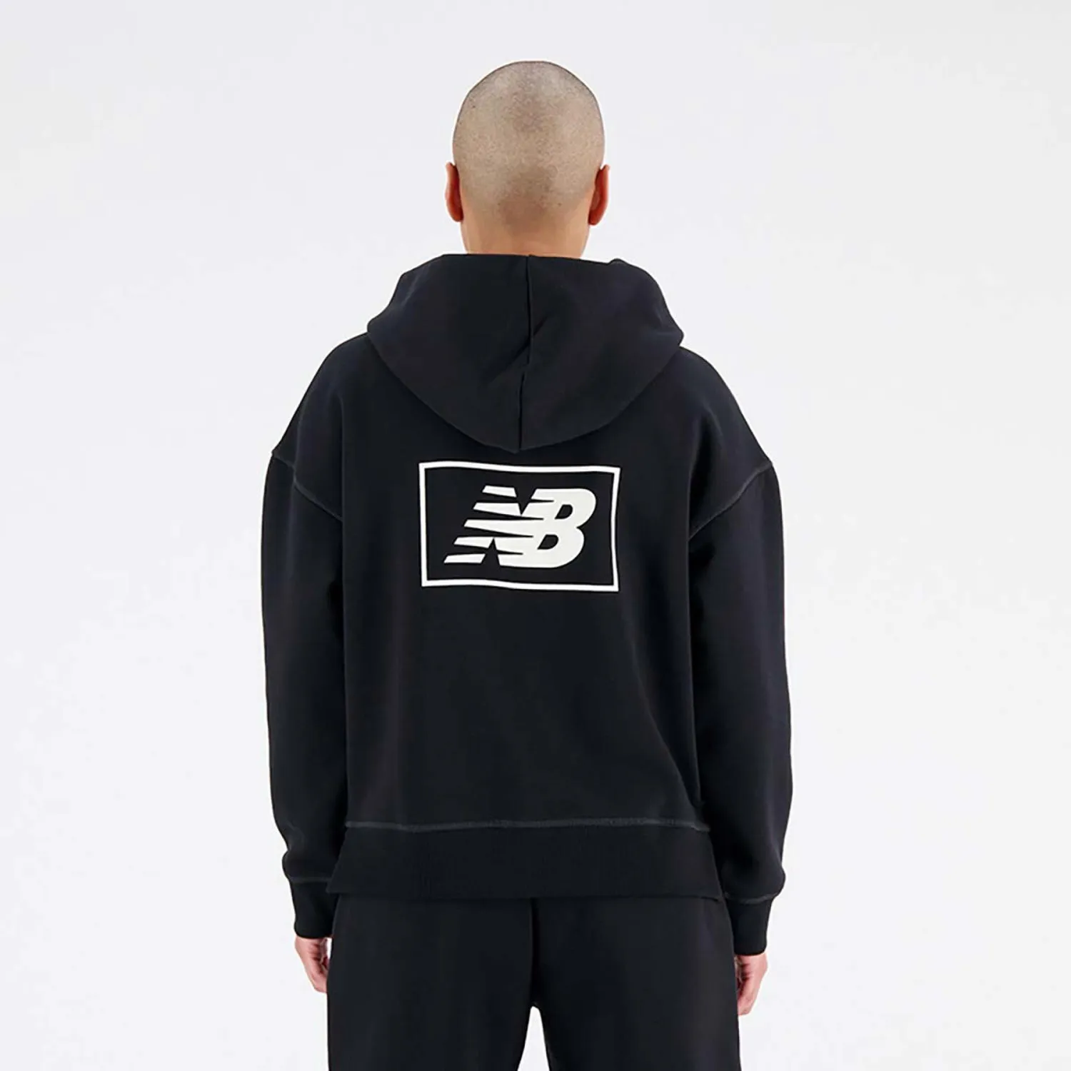 NEW BALANCE FELPA ESSENTIALS FLEECE HOODIE DONNA