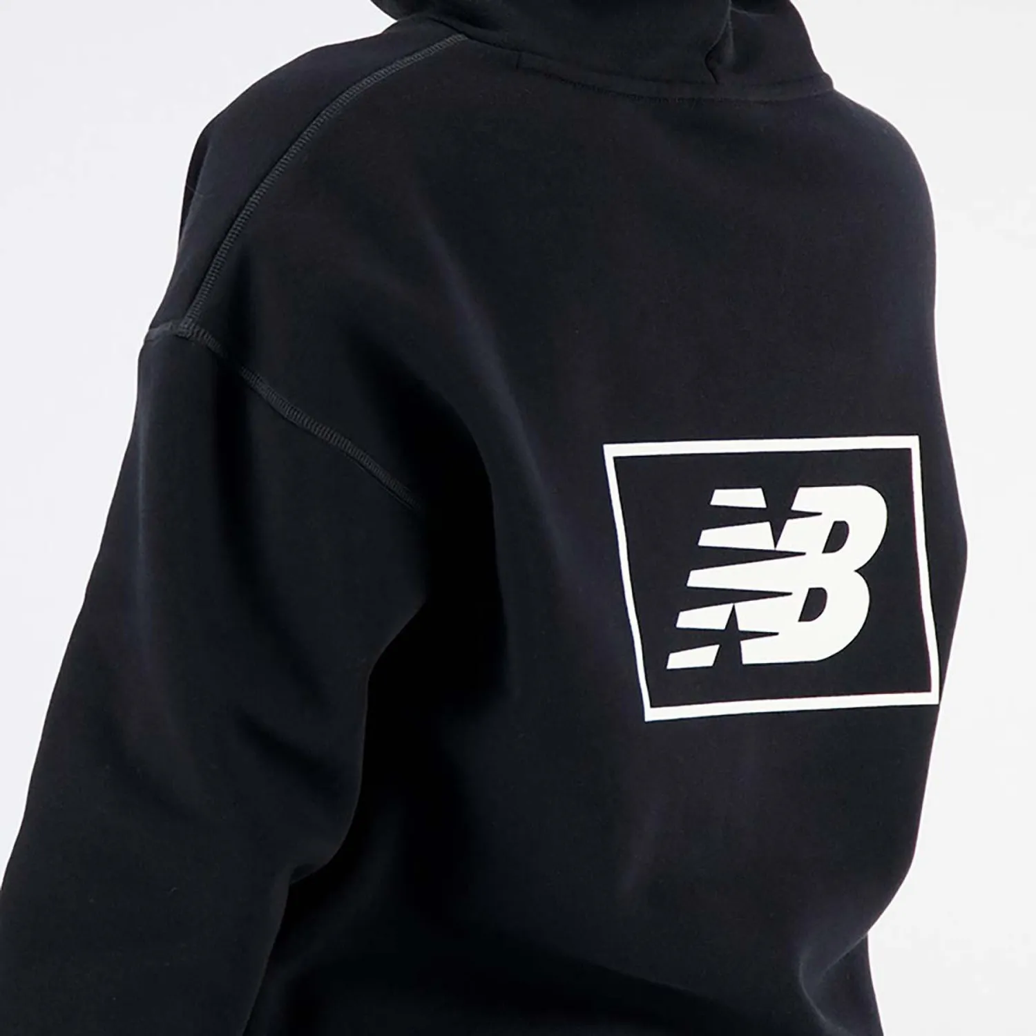 NEW BALANCE FELPA ESSENTIALS FLEECE HOODIE DONNA