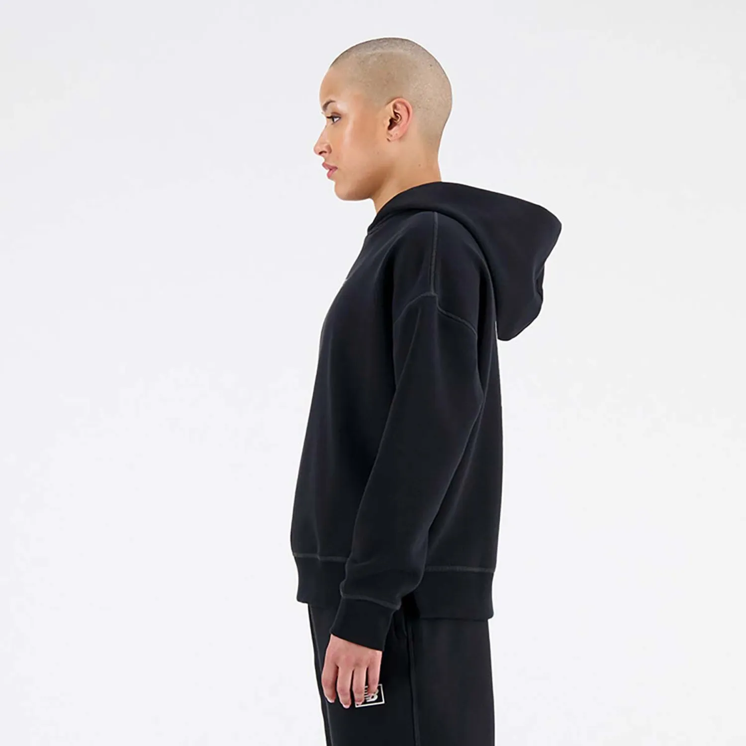 NEW BALANCE FELPA ESSENTIALS FLEECE HOODIE DONNA