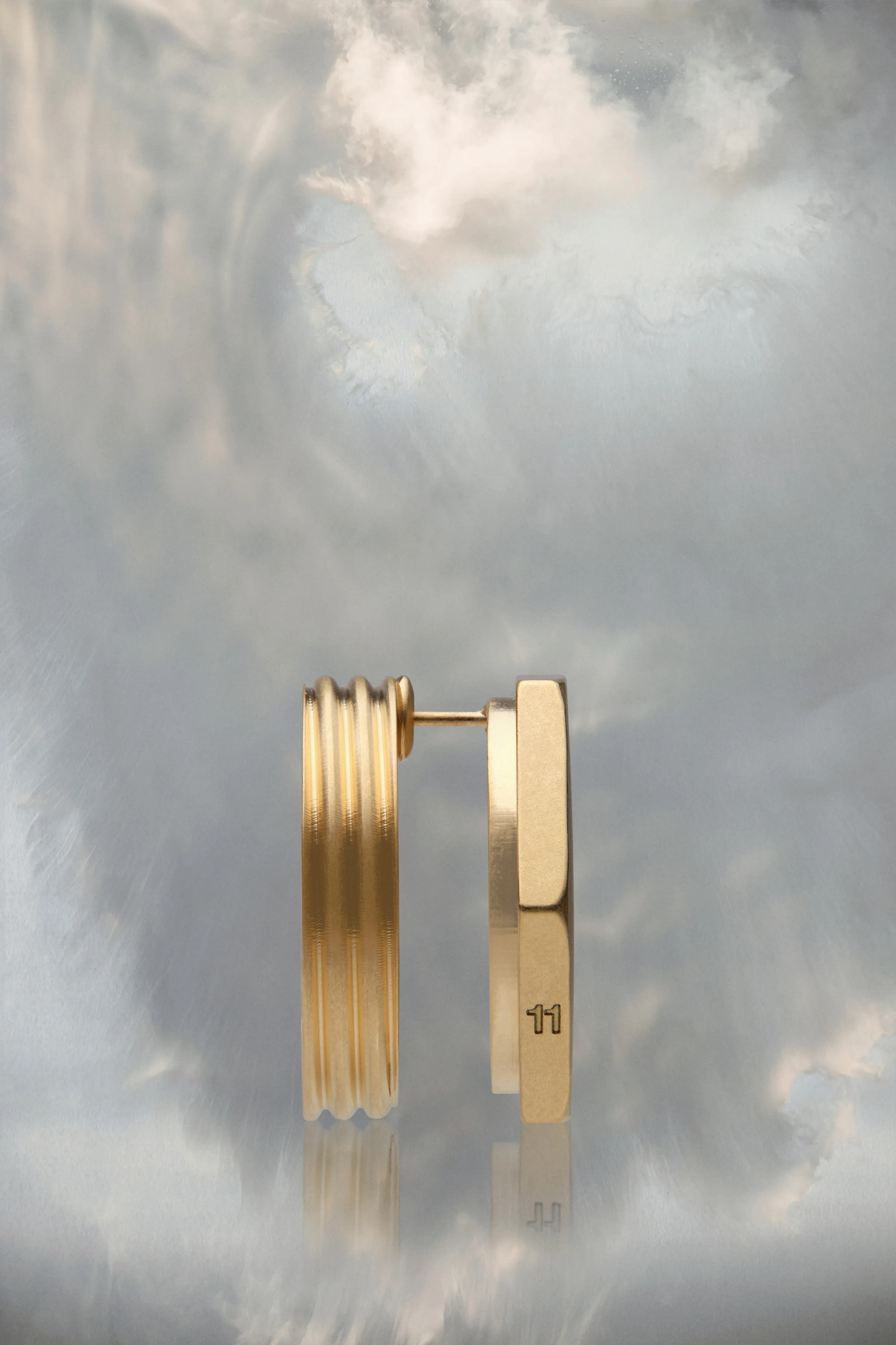 Orecchino esagonale Bolt & nut