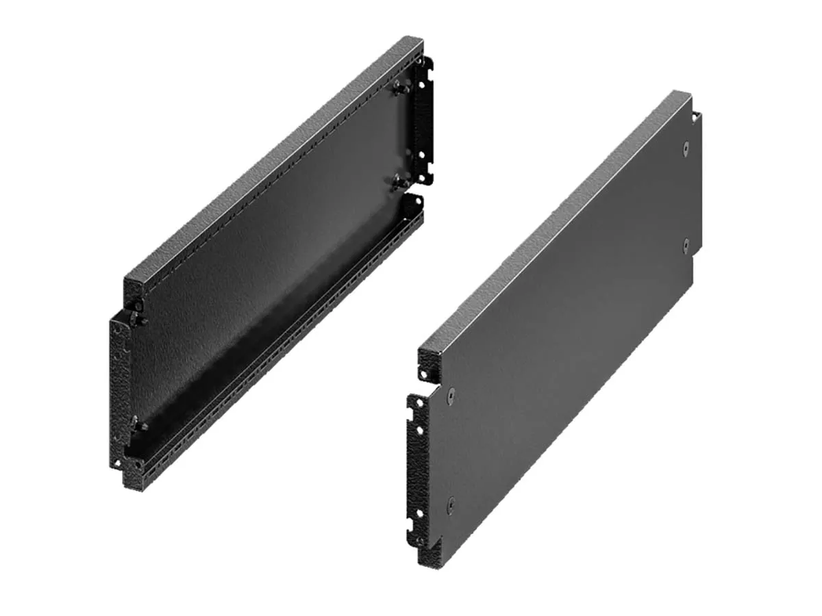 Pannello con montaggio a rack Rittal, Nero