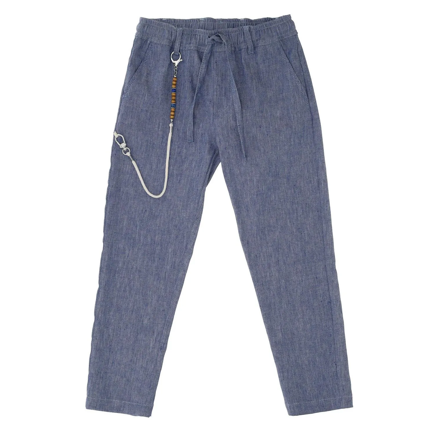 PANTALONE ELAST.DENIM CON CATENA