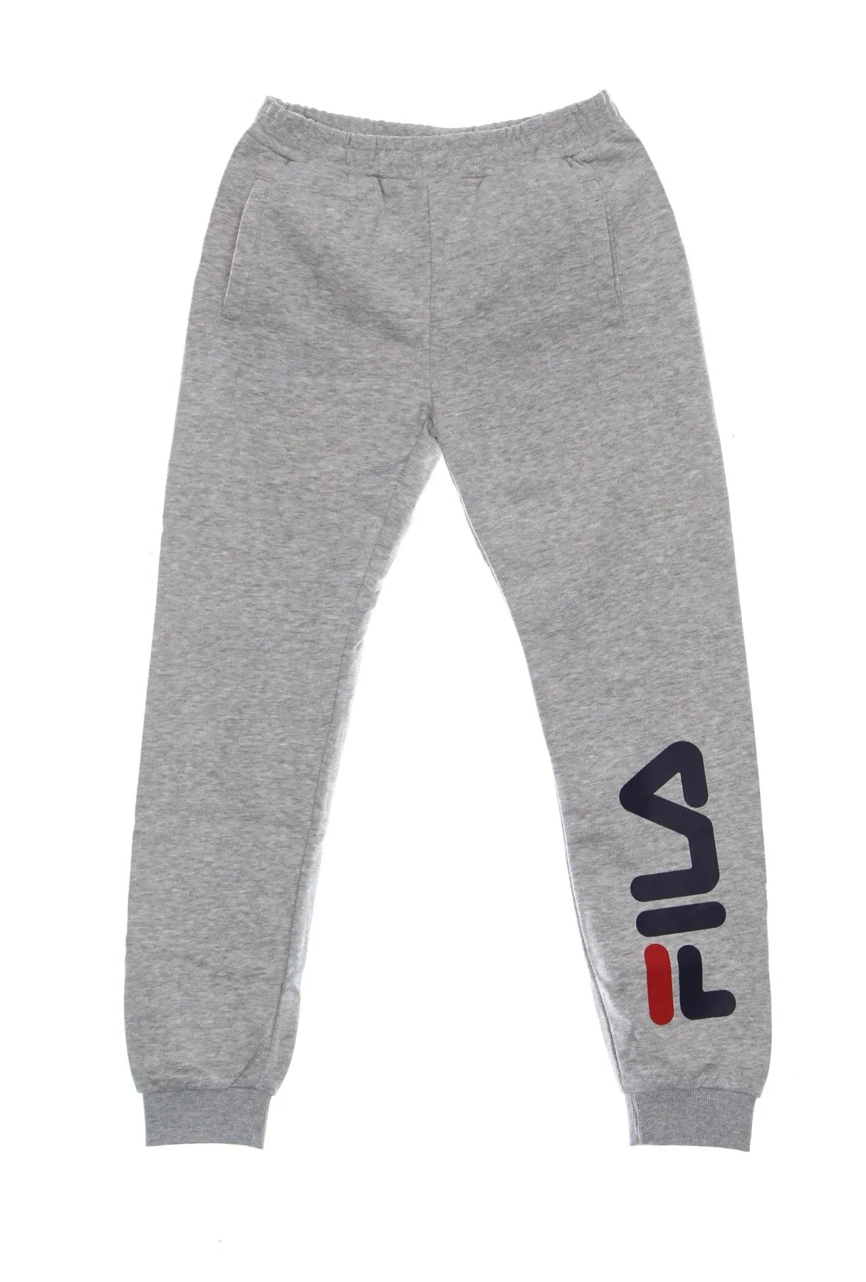 Pantalone Tuta Leggero Ragazzo Patrizia Logo Jogger Light Grey Melange Bros