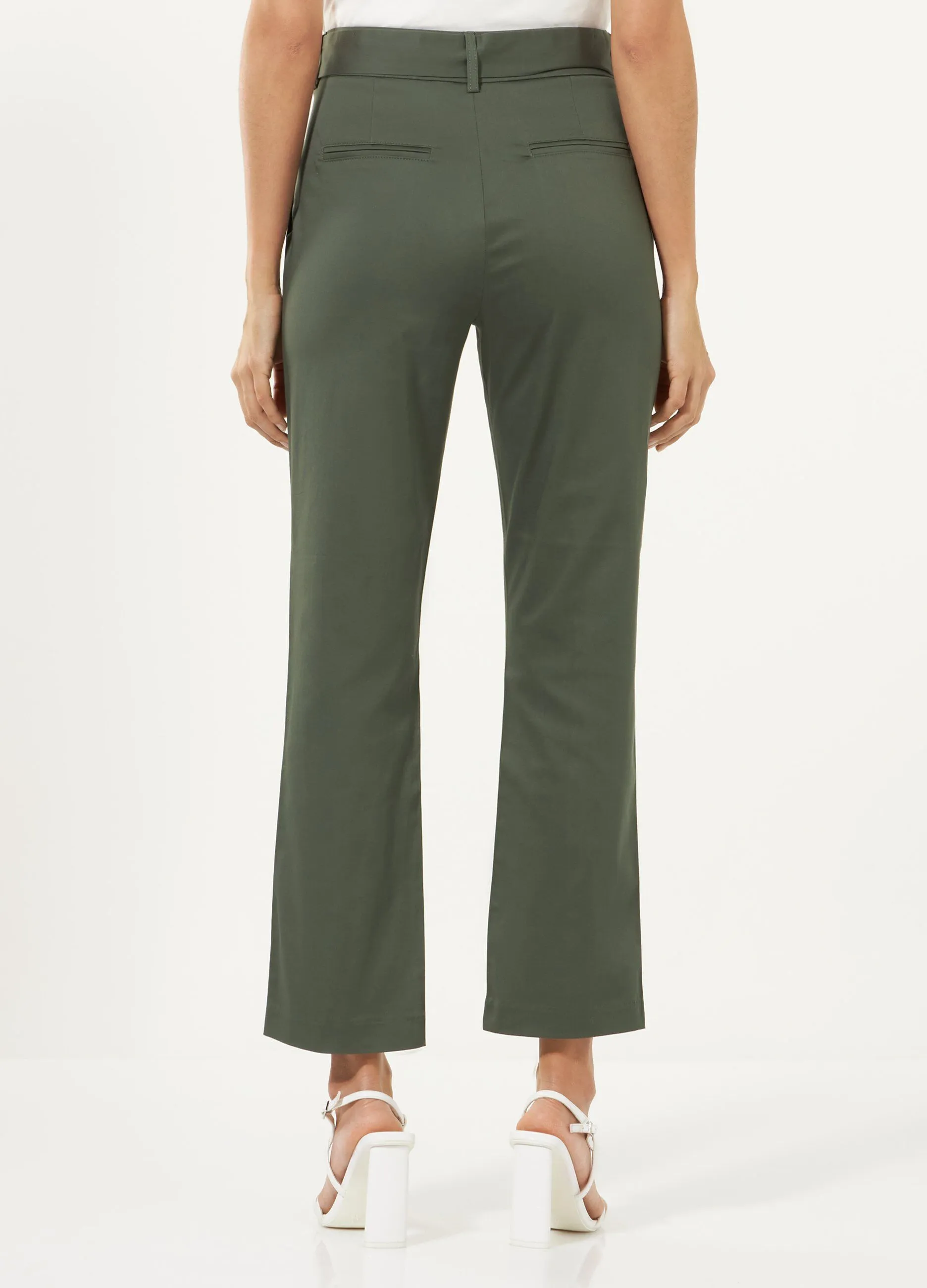 Pantaloni a vita alta con cintura donna