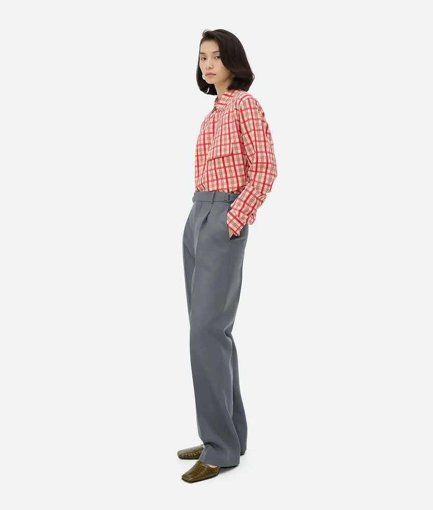 Pantaloni in lana mohair 