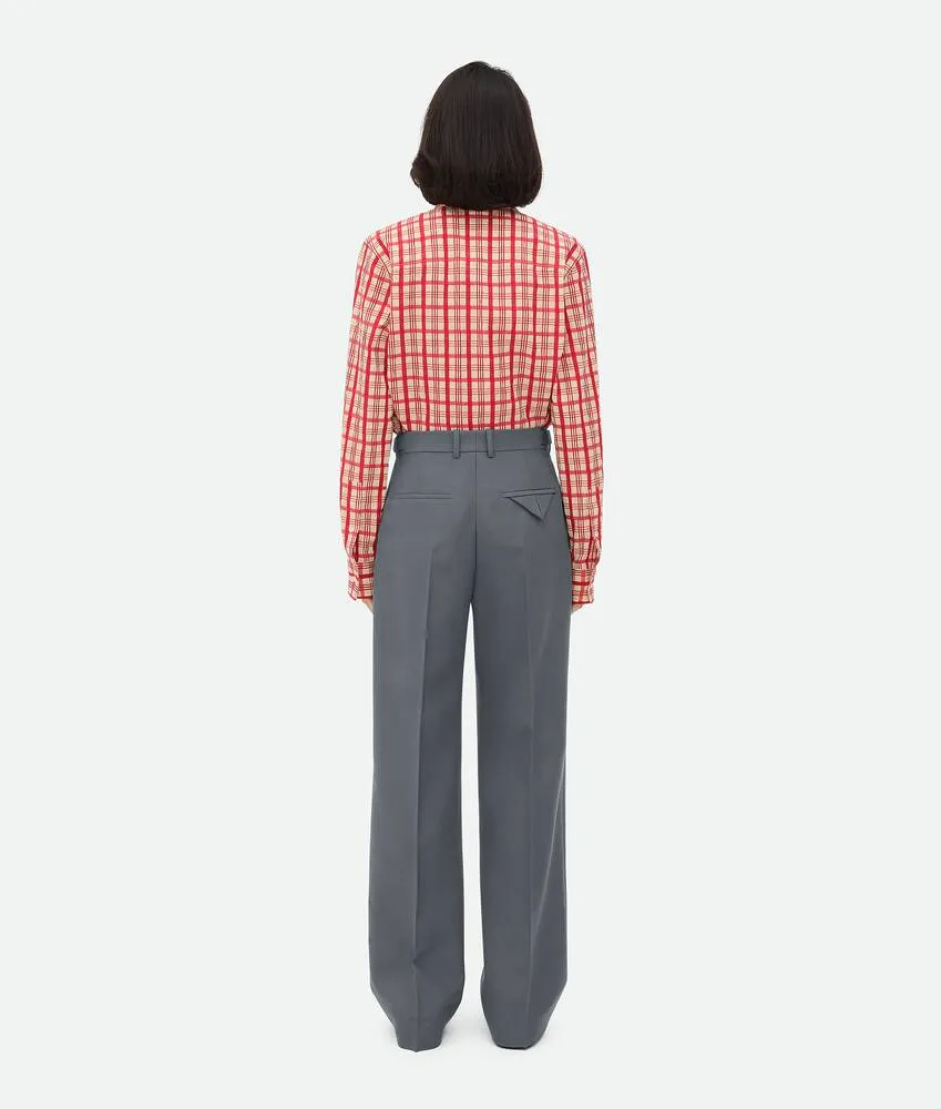 Pantaloni in lana mohair 
